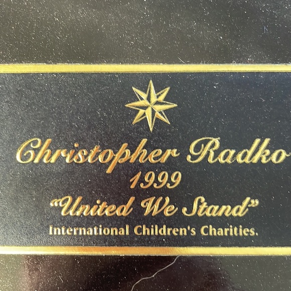 NOT FOR SALE….CHRISTOPHER RADKO first in series “United We Stand” 1999 - Picture 6 of 8